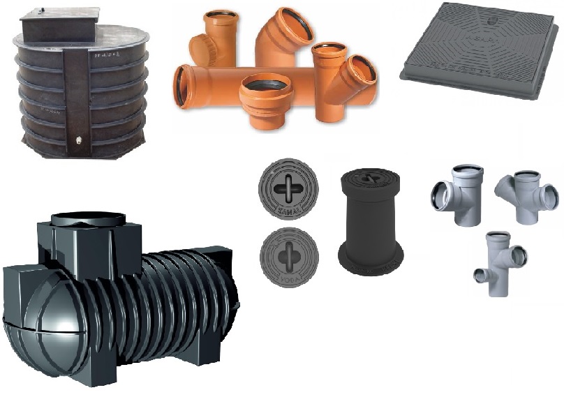 Odpady, šachty, jímky, poklopy